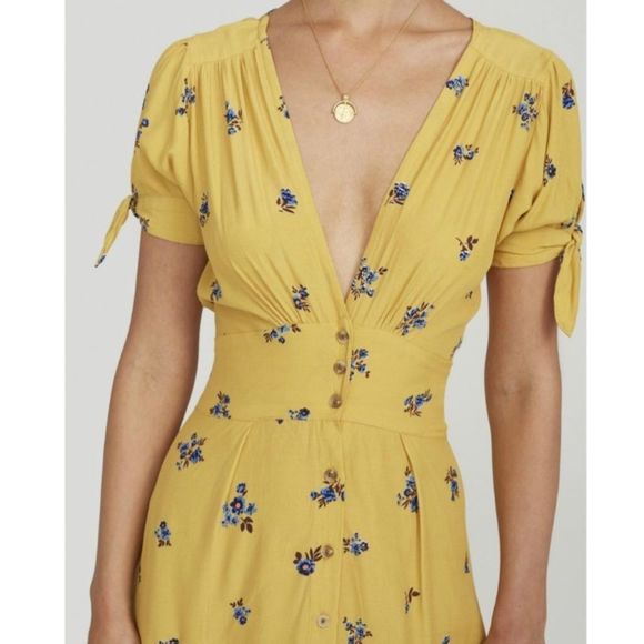 NWT Faithfull the Brand Billie Midi Dress Dolores - Picture 10 of 16